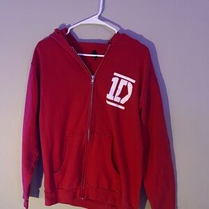 Red One Direction Hoodie